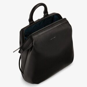 Matt & Nat black Vignelli Vegan Leather Backpack